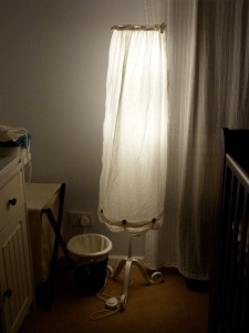 I love this lamp! Lyrik floor lamp from Ikea.